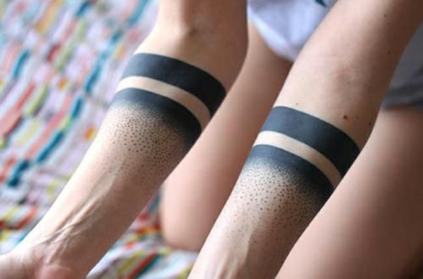 forearm tattoo templates strip bracelet