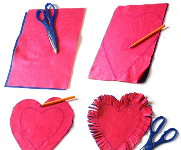 Valentijnsdag afbeeldingen ideeën geschenken papieren slingers