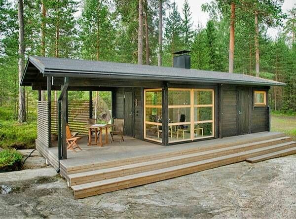 porche construire américain maison en bois decking