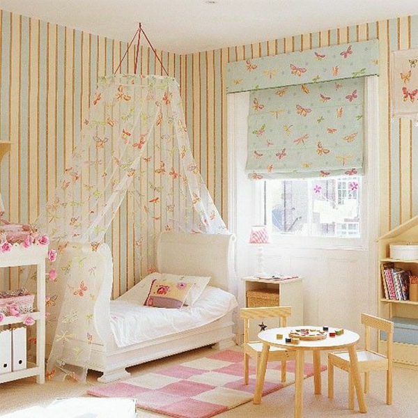 затъмнение сляпо детска стая дизайн пеперуда