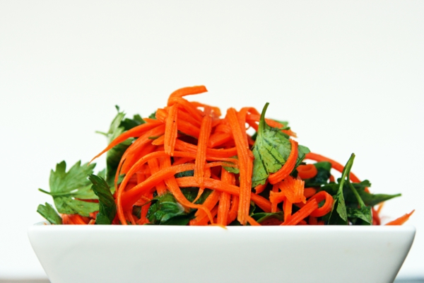 vitamins table parsley carrots salad