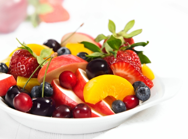 vitaminas mesa vitaminas ensalada de frutas