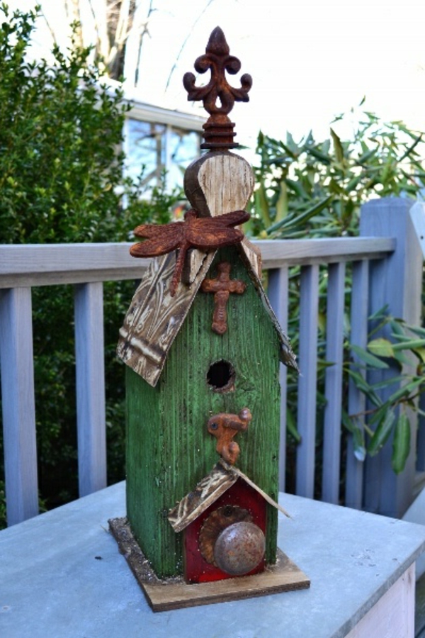 maison d'oiseaux elle-même construire des produits de déco respectueux de l'environnement en bois
