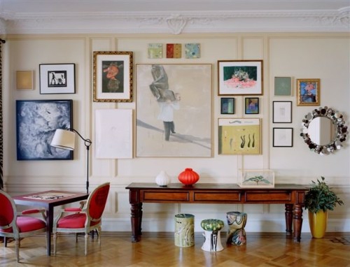 стена декорация с снимки тапицерия розов стол лампа етаж