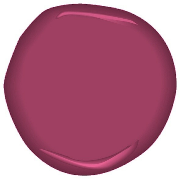 nástěnné barvy bobule trend barva benjamin moore berry fizz csp-440