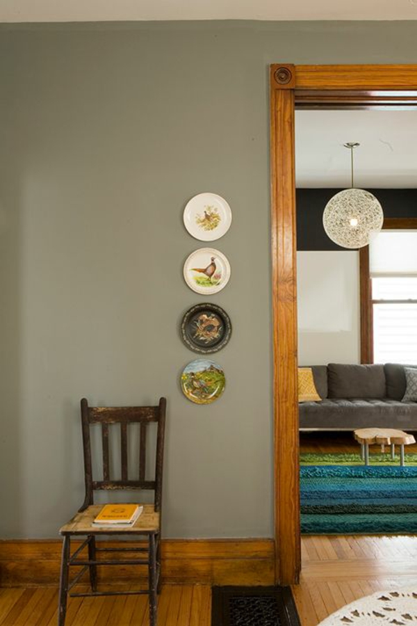 color de la pared gris piso de madera color ideas de diseño sofá muebles de madera gris