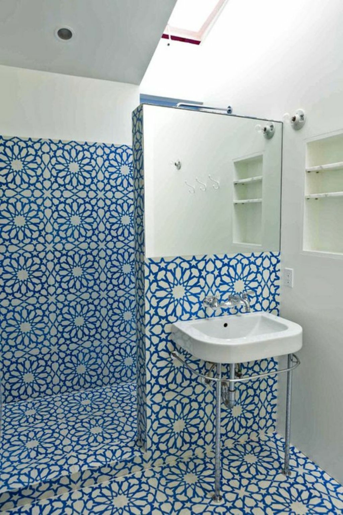 τοίχο σχεδιασμό μπάνιο μπάνιο πλακάκια σχεδιασμό κεραμίδι φρέσκο ​​μοτίβο