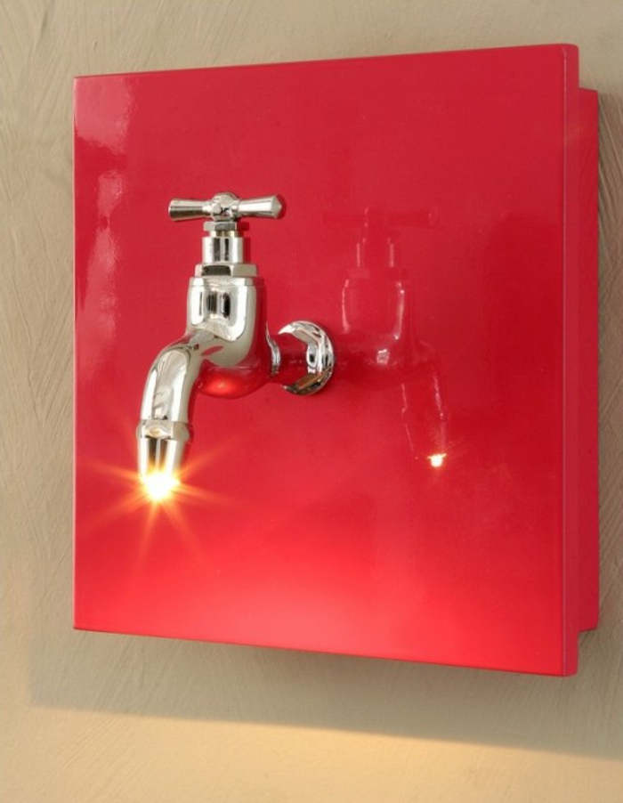 lampă de perete design robinet rece