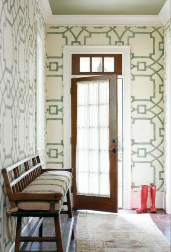 wall pattern design ideas hand painted