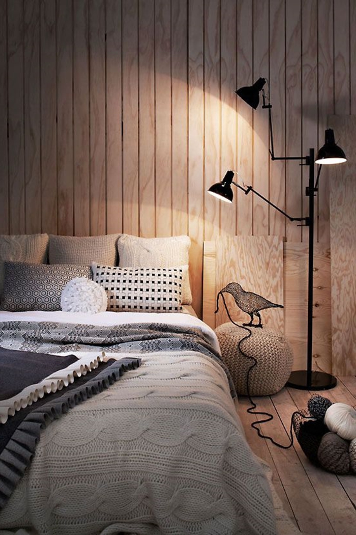 wandpanelen houten woonkamer houten vloer gezellig design