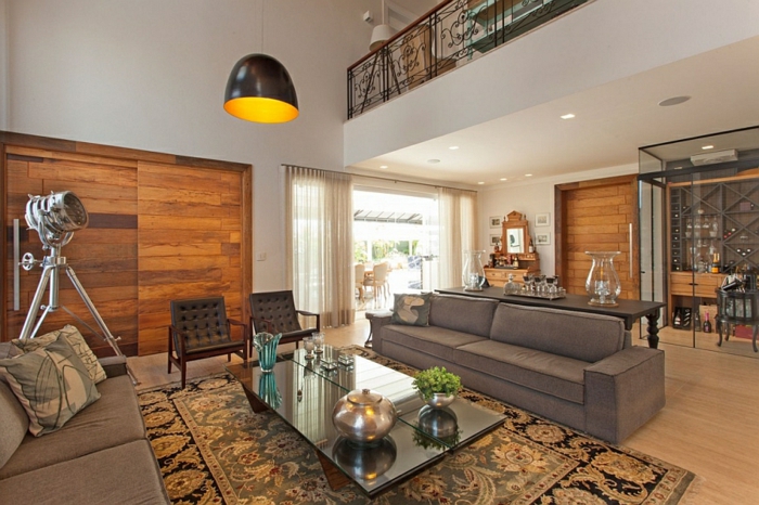 wall panels wood living room wall design carpet pendant light