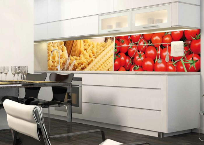 σχεδιασμός κουζίνας τοίχου πάνελ εικονογραφήσεις ιδέες κουζίνας