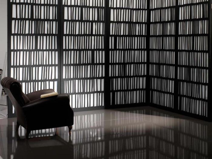 paneles de pared de metal diseño de pared atractivo sofá de cuero