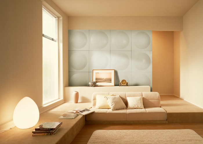 paneles de pared diseño de pared ideas asientos luz