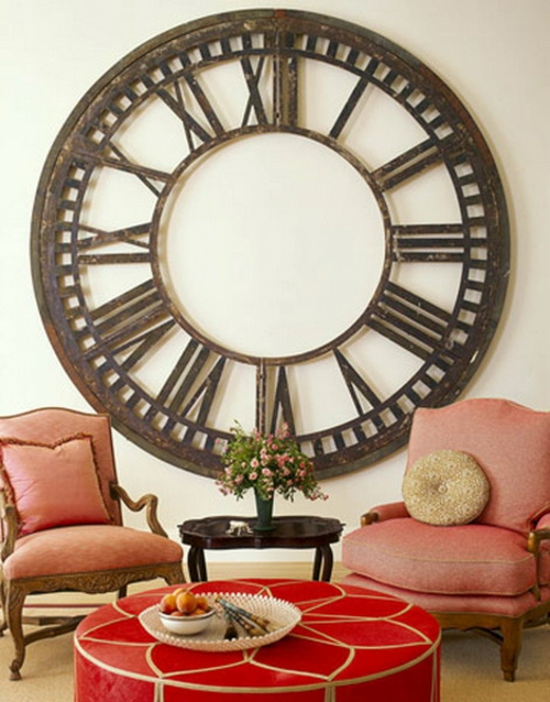 antiguo reloj de pared deco ideas clásico antiguo elegante sala de estar