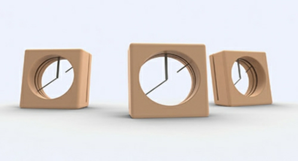 стенен часовник дизайн прозрачен