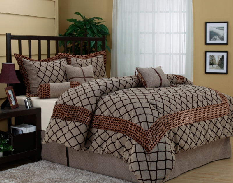 温暖的床单棕色床单冬季床上用品