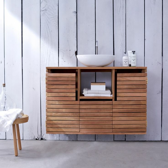 маниакално дърво модерни идеи за баня дървени мебели