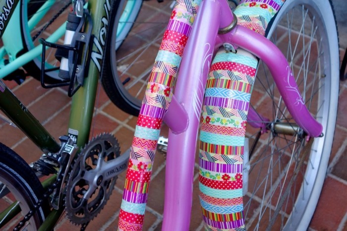 Washi tape idées bicyclette vous décorer