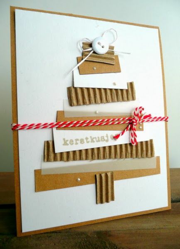 Kerstambachten Kerstkaarten maken je eigen papier