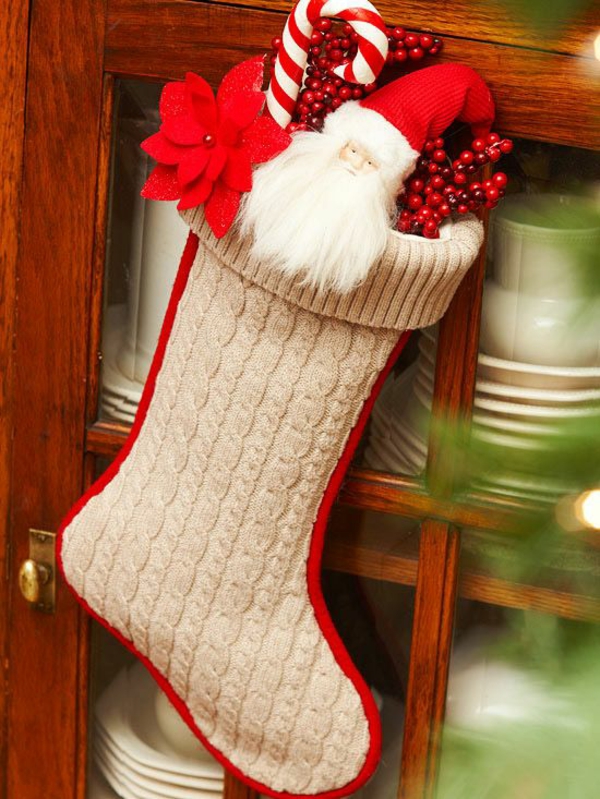 Crăciun tinkering nikolausstiefel tesatura de cusut tricotate