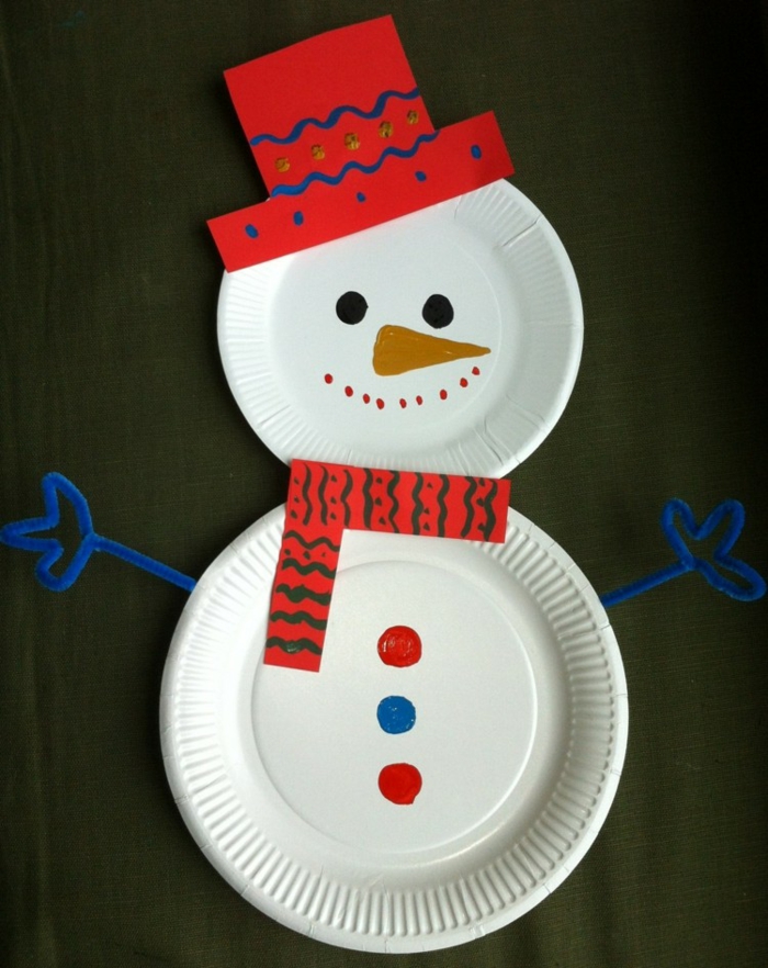 Χριστουγεννιάτικη διακόσμηση Ιδέες Ο χιονάνθρωπος του Diy κάνει το τικνέρ