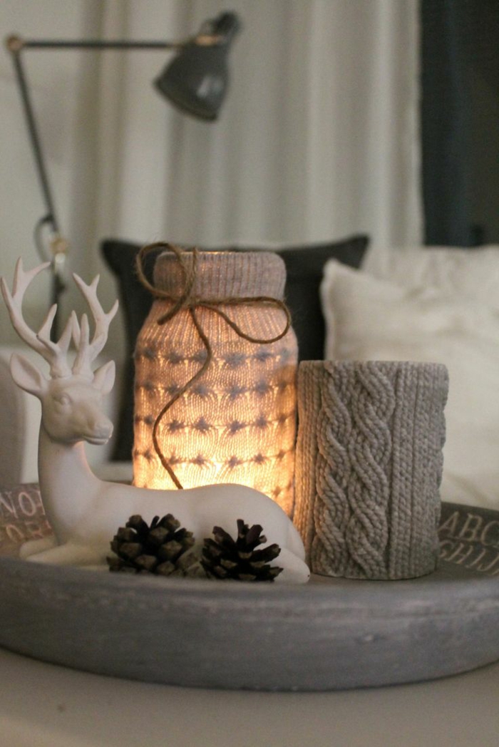 idées de décoration de Noël lumières scandinaves