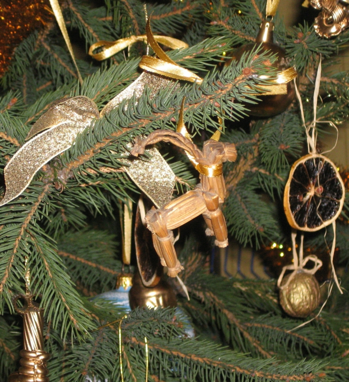 Vánoční ozdoby nápady vánoční strom Vánoční značky skandinávský styl