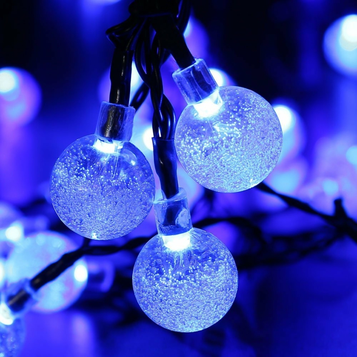 عيد الميلاد الديكور خارج عيد الميلاد زخرفة الكرة الزرقاء