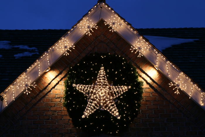 christmas decoration outside christmas decoration star