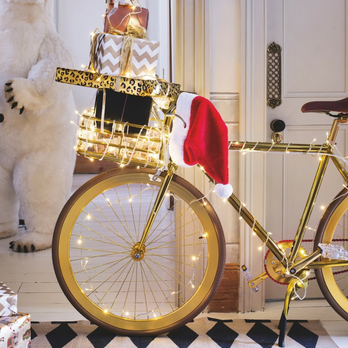زينة عيد الميلاد زينة عيد الميلاد عيد الميلاد زخرفة دراجة وشجرة عيد الميلاد
