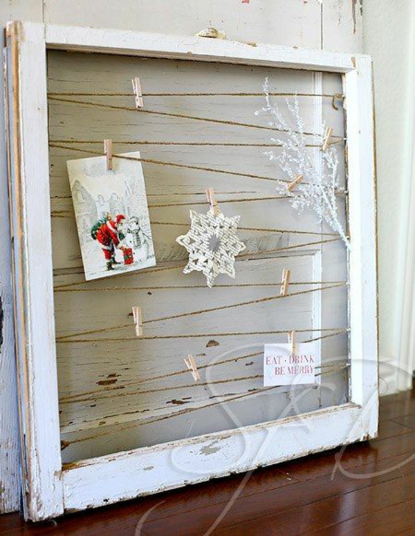 圣诞贺卡工艺品模板装饰窗框