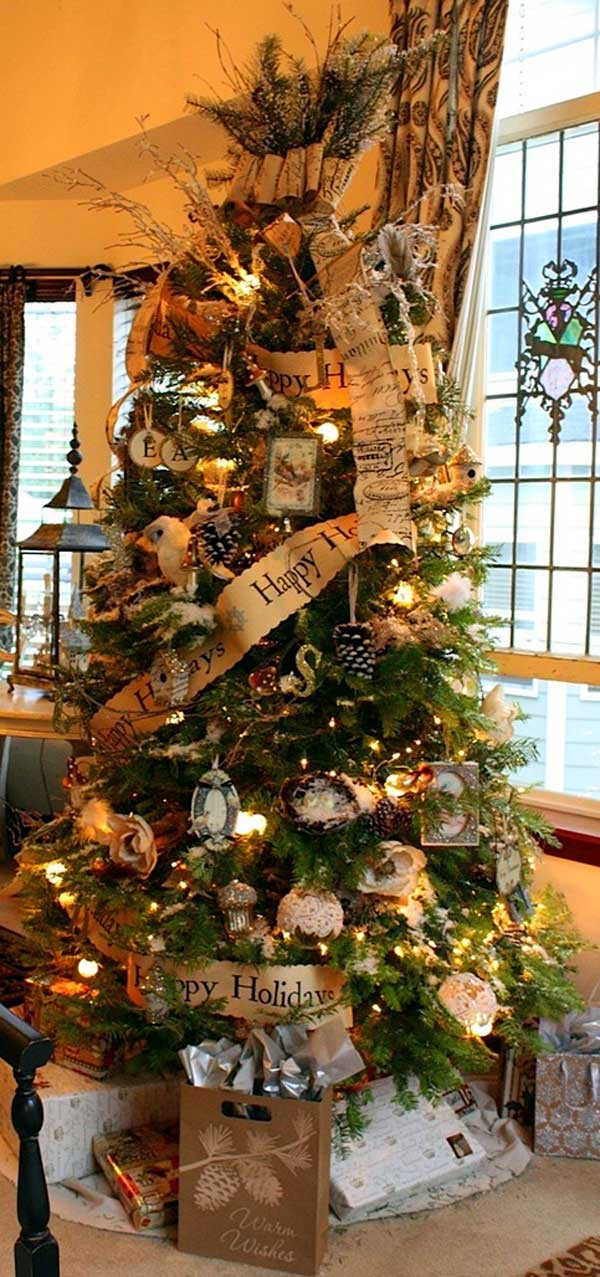 زينة عيد الميلاد حرفة شجرة عيد الميلاد تزيين أكاليل الورق
