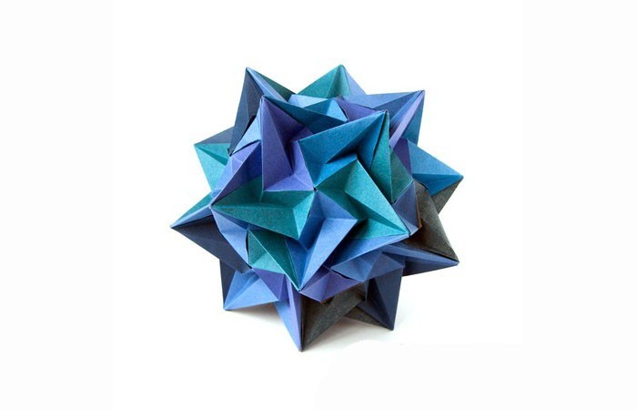 estrella de Navidad estrella herrnhuter azul hacer su propio