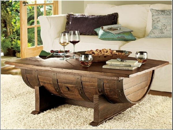 ξύλο βαρέλι μπαρ τραπέζι ξύλο κουσκούς εαυτό σας οικοδόμηση DIY έπιπλα ξύλινο βαρέλι ξύλινη πλάκα ξύλο πλάκα