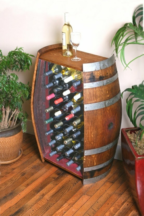 葡萄酒架建立木桶diy项目葡萄酒存储