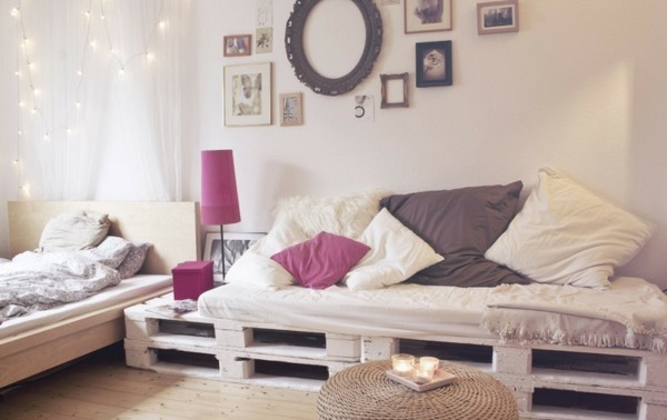σοφή παλέτα καναπέ οικοδομήσουμε τον εαυτό σας για το σαλόνι