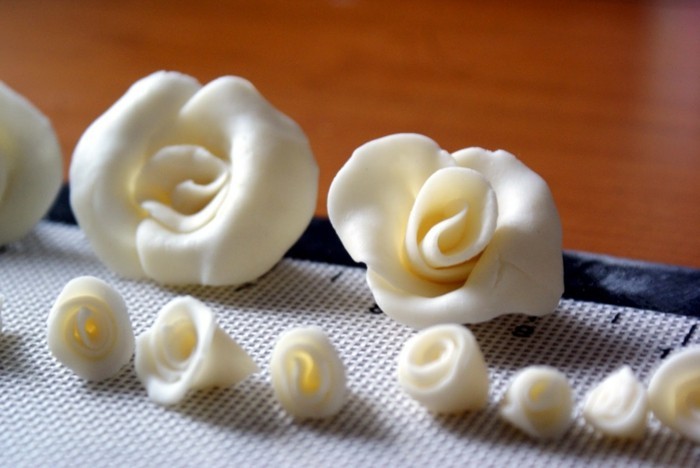 witte chocolade coa-rozen van het modelleren van chocolade