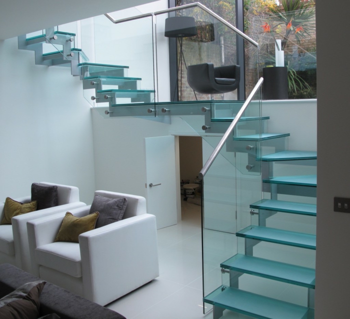 Spiraltrappe indenfor design interiør trapper glas trappe trappe rækværk