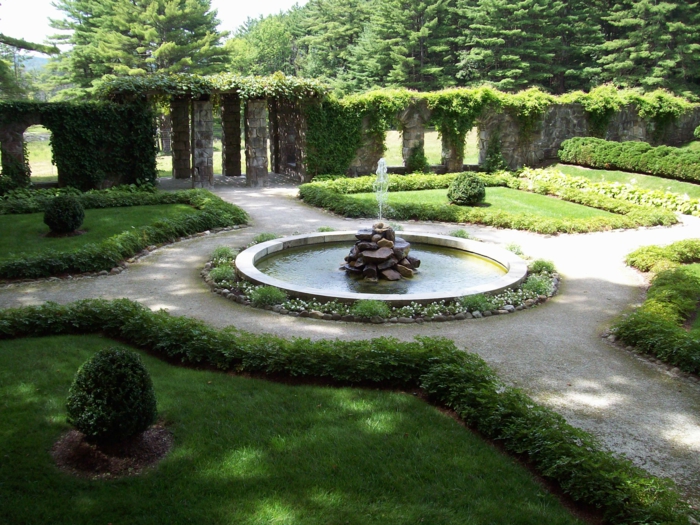 cómo diseñar mi jardín jardín italiano fuente
