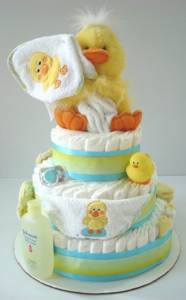 Diaper cake tinker ohje vauva lahjoja syntymäkanka