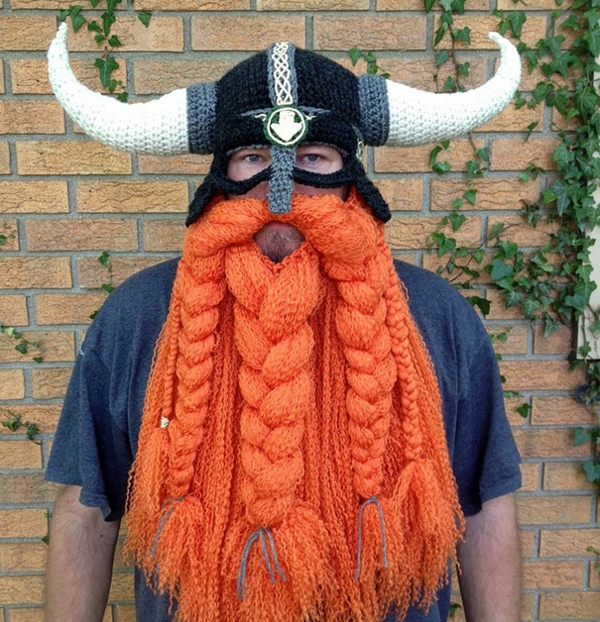 χειμωνιάτικα καπέλα viking μοντέλο πορτοκαλί
