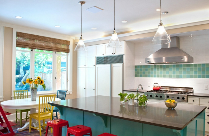 живи идеи кухня плочки цвят кухня мебели отворен план