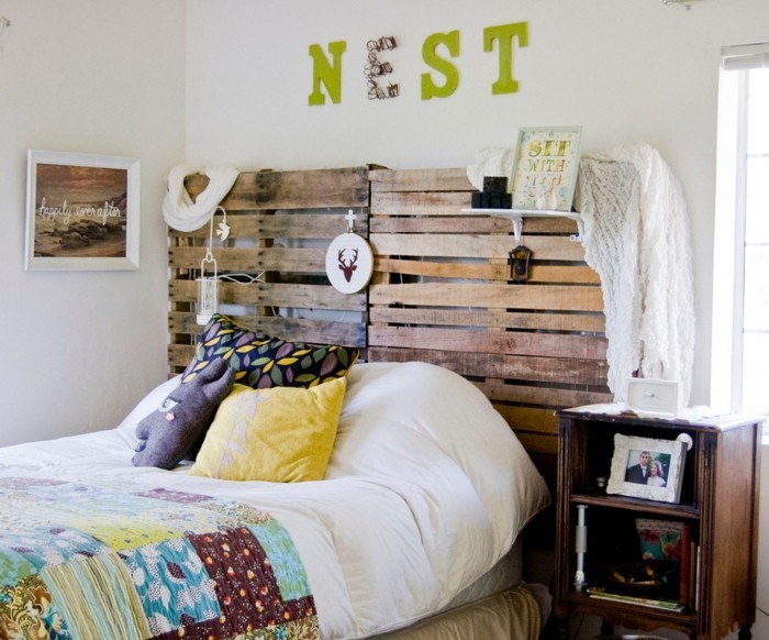 生活理念卧室床头板彩色寝具