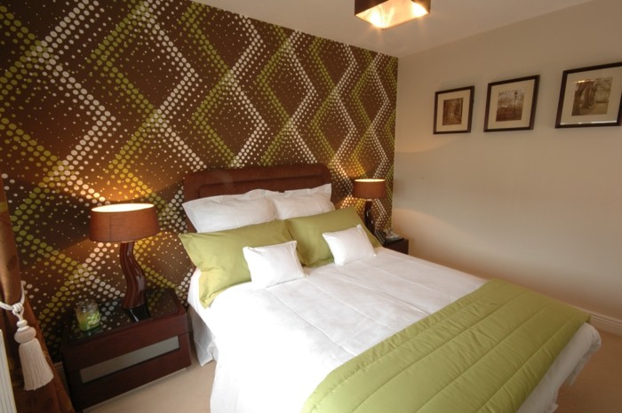 生活理念卧室绿色口音美丽的壁挂式台灯