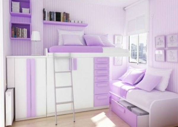 living ideas dormitorio tierno colores bin
