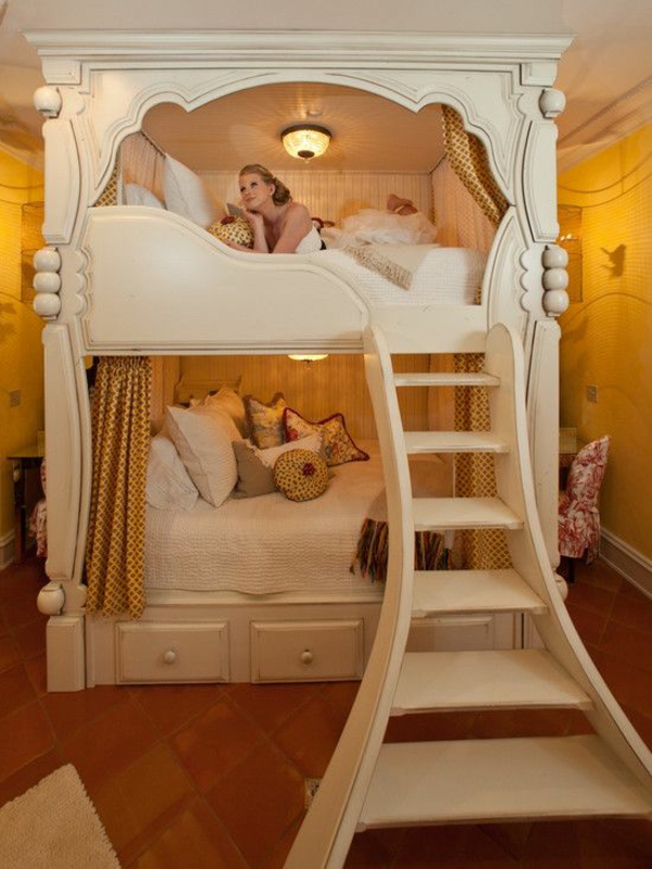 gran habitación juvenil cama litera