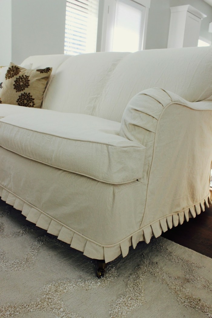 levende ideer stue sofa dekke krem ​​lyse stue