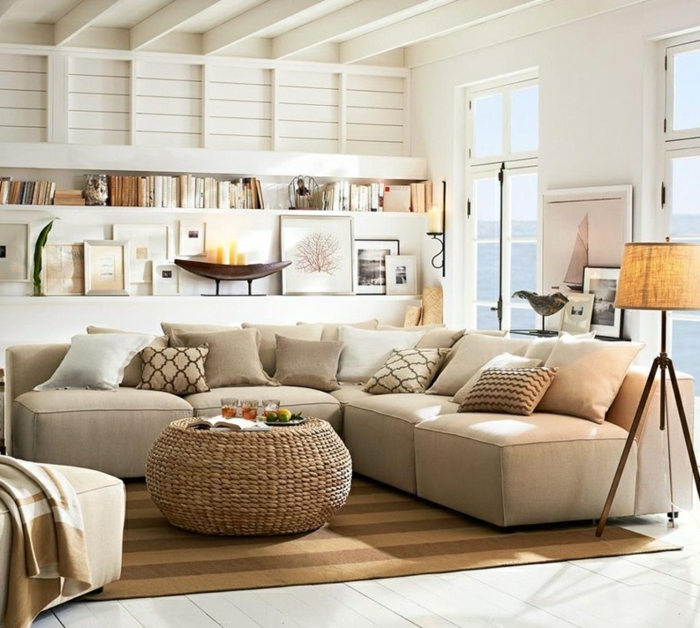 家具的想法生活的想法客厅带地毯转角沙发