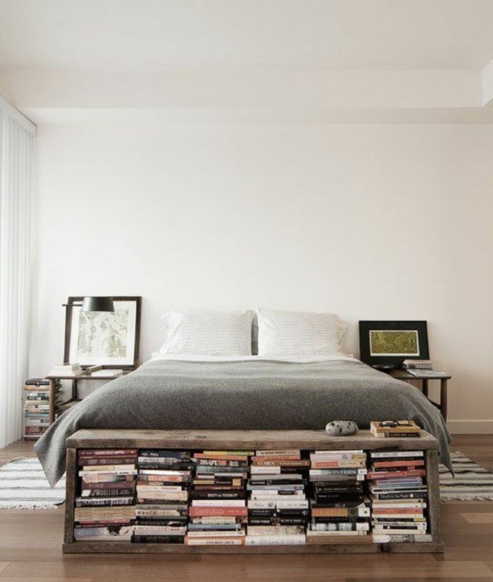 επίπεδη διακόσμηση κρεβατοκάμαρα deco βιβλίο βιβλίο κρεβάτι υπνοδωμάτιο